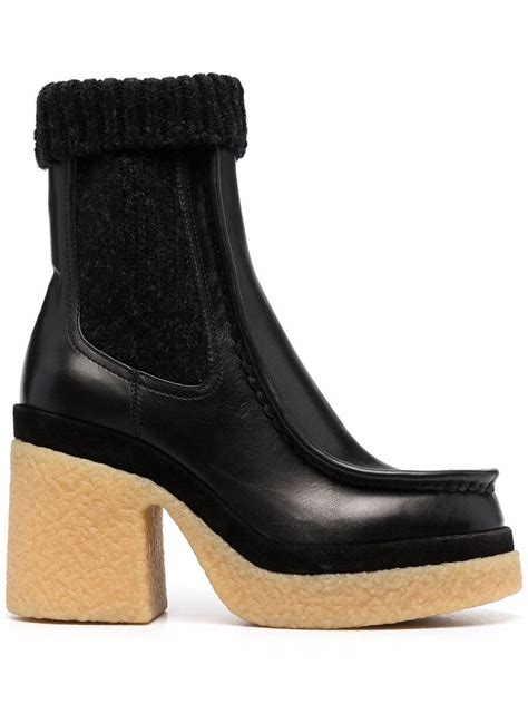 chloe platform boots.